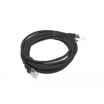 Cable de red LANBERG PCU5-10CC-0300-BK U/UTP Cat5e, 3 m, Negro