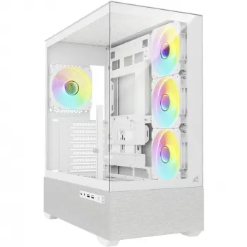 Caja de ordenador Sharkoon AK7 ARGB ATX blanca