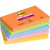 Notas adhesivas 3M 655-5SS-BOOS rectangulares azul - verde - naranja - rosa - amarillo 90 hojas (655-5SS-BOOS)