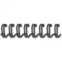 Fellowes - Alambre de encuadernación - 10 mm - 297 mm - 34 anillas - A4 (210 x 297 mm) - 80 hojas - Negro - 100 uds. (53265)