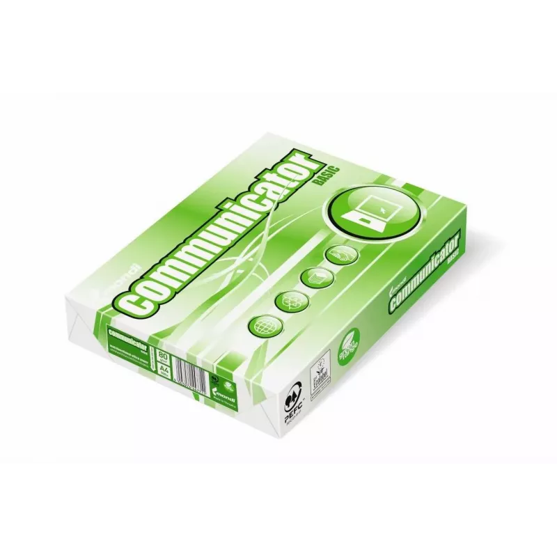 Papel de copia oficina Mondi Communicator Basic 9488A80 (A4; 80 g/m2; 500 hojas; papel blanco)