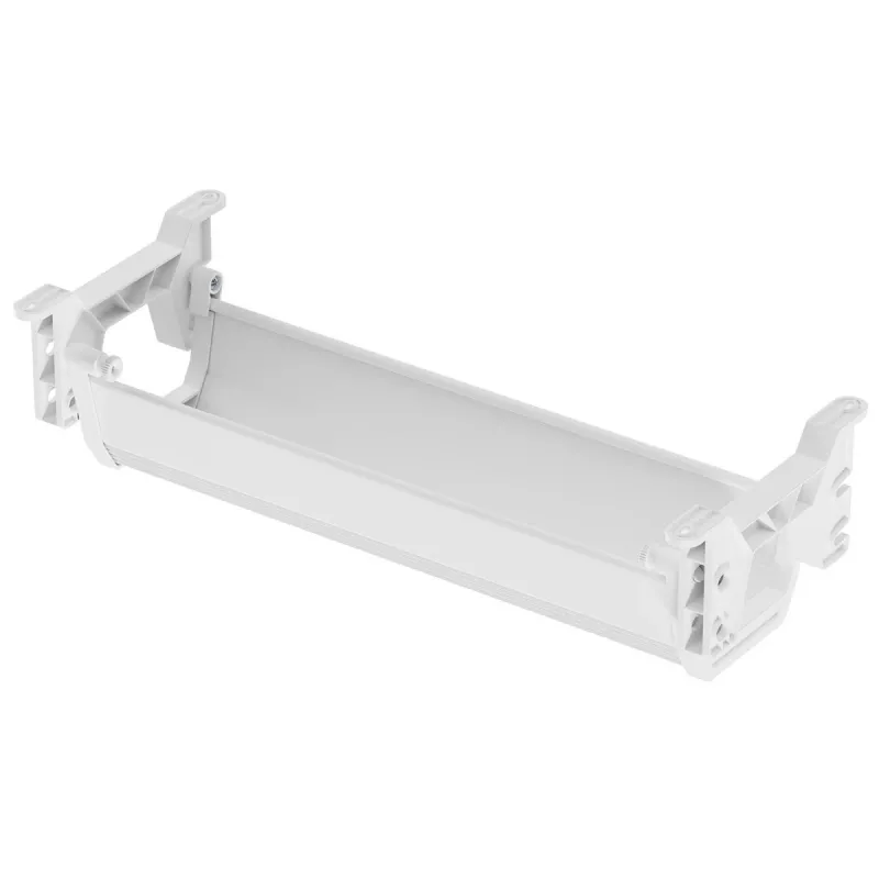Organizador de cables/regletas bajo escritorio Maclean, carga máx. 5 kg, blanco, MC-106 W