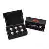 Thermal Grizzly DeltaMate Extender MF10 – conector de refrigeración líquida, níquel mate, 6 uds. (TG-DM-FIT-6206)