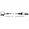 Cable serie DeLOCK 63908 negro 0,15 m DB-9