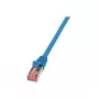 Cable de red LogiLink Cat6 S/FTP RJ-45 10 m azul