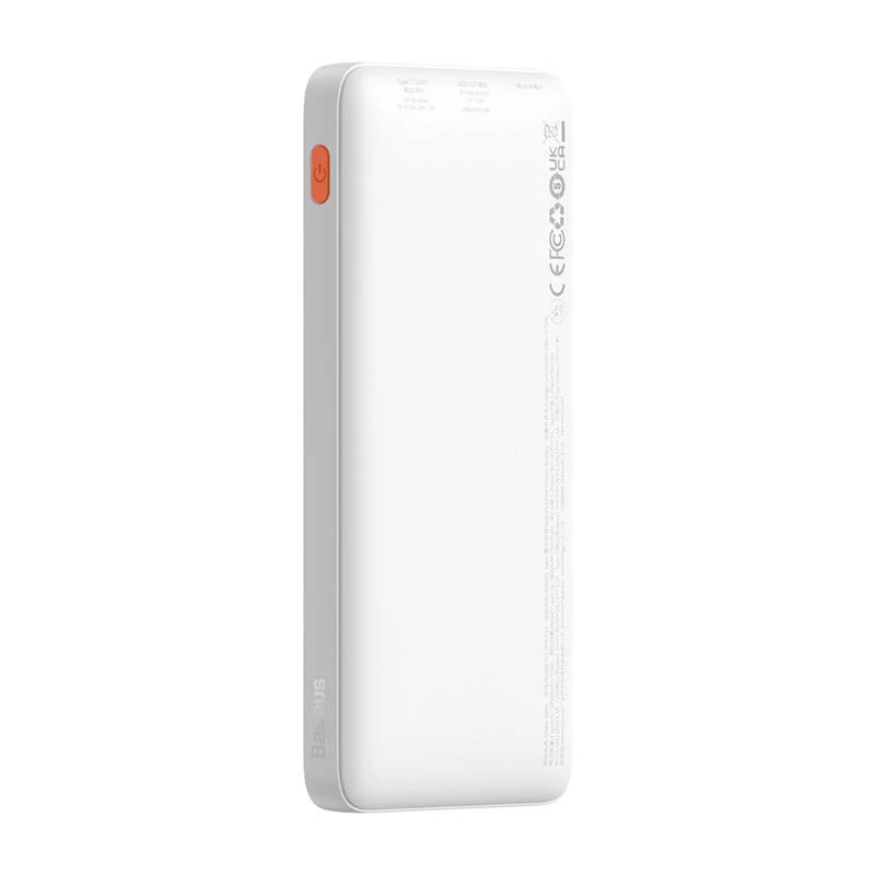 Batería externa Baseus Airpow polímero de litio 10000 mAh 20 W blanca