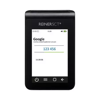 Lector de tarjetas ReinerSCT tanJack deluxe negro TFT, modelo 2708200-000, peso 220 kg