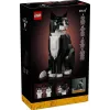 Set LEGO Ideas 21349 Tuxedo Cat set de construcción — modelo de ladrillos coleccionable, pieza de exposición