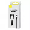 Cable USB Baseus CASS030101 1,2 m USB-A/USB-C USB-C/Micro-USB-B/Lightning negro