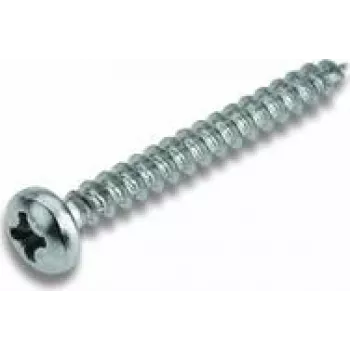 Tornillo Cimco 190089 — tornillo metálico galvanizado para placas de fibra, 20 mm de longitud, 3,5 mm de diámetro de rosca, 1 ud.