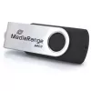 Memoria flash USB MediaRange MR1953 64 GB USB Type-C 3.2 Gen 1 (3.1 Gen 1) Swivel, Negro/Plata