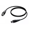 Cable conector macho XLR a conector hembra XLR Procab 10 m — conexión de audio balanceada, Procab 1KPCL114