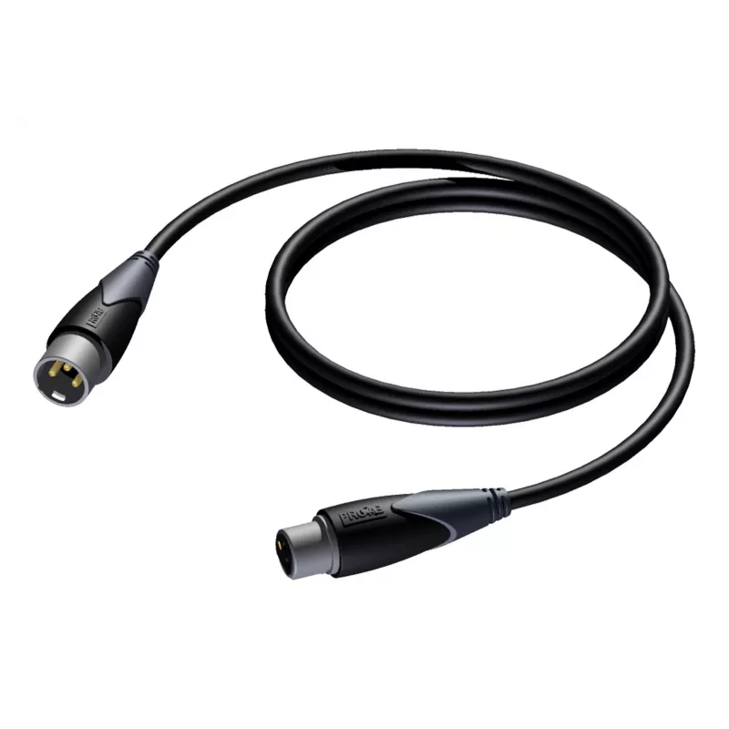 Cable conector macho XLR a conector hembra XLR Procab 10 m — conexión de audio balanceada, Procab 1KPCL114