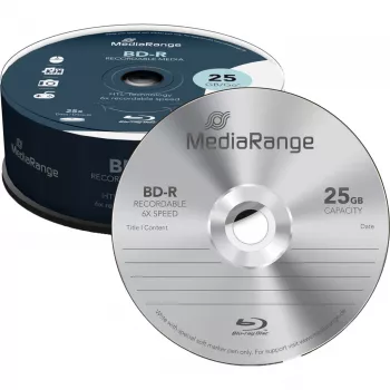 BD-R virgen MediaRange MR514 25 GB 25 uds.