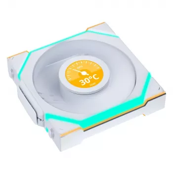 Ventilador para caja Lian Li Uni Fan SL-INF 120 mm blanco, 2100 rpm, 2,66 mmH2O, FDB, 12 V (3 uds.)