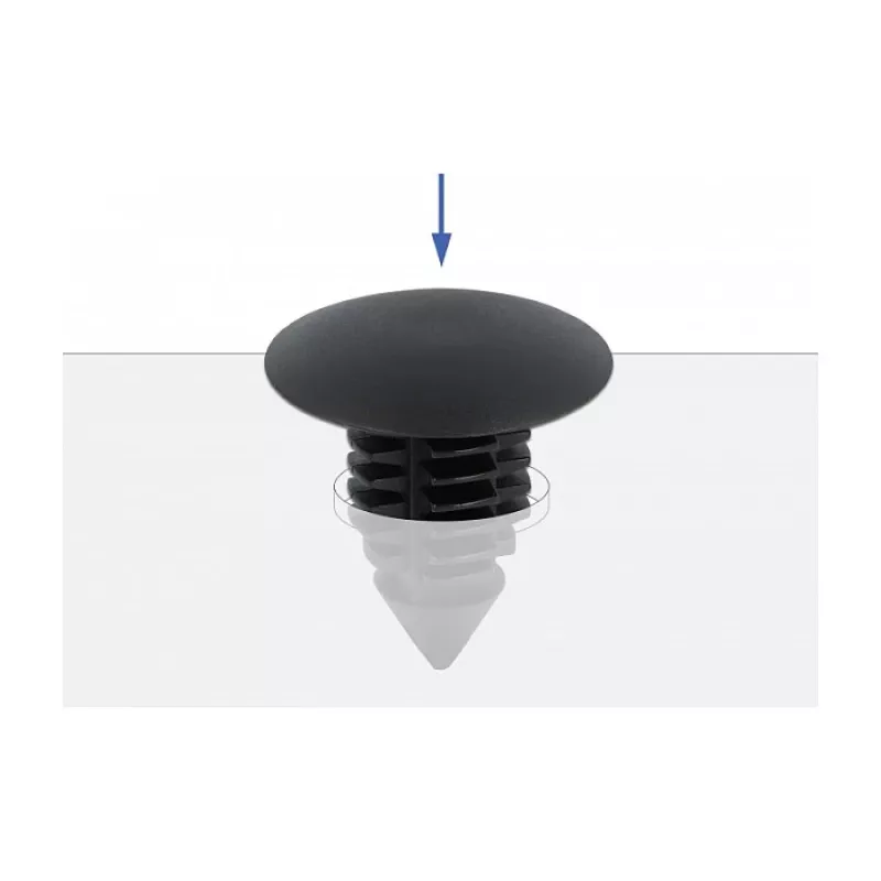 Clip de abeto DeLOCK 60187 negro nailon 15 mm 14,5 mm 10 uds.