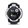 Smartwatch GARMIN Instinct 3,05 cm (1,2 pulgadas) AMOLED 45 mm 390x390 px pantalla táctil Negro Blanco GPS 4 GB 53 g correa de silicona
