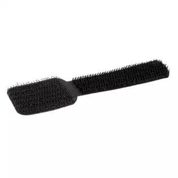 Soporte de pared para cables de velcro LABEL THE CABLE PRO, set de 50 uds. - negro