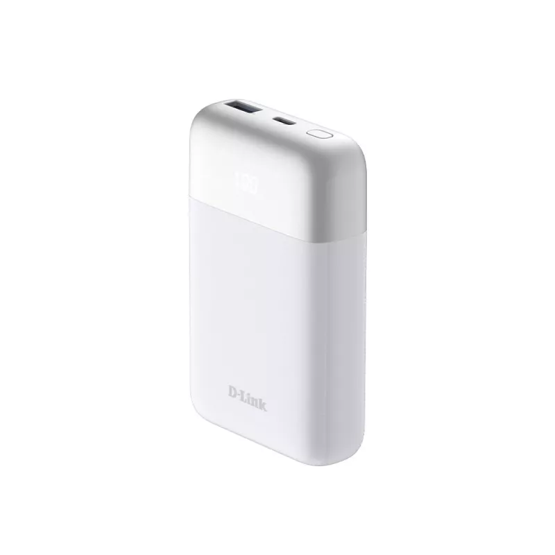 Batería externa D-Link 10000mAh, 10000 mAh, blanca