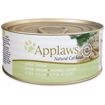 Applaws comida húmeda para gatos para gatitos pollo en gelatina 70 g bolsa — 10 % proteína, 6 % grasa, 81 % humedad