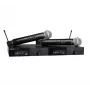 Shure SLXD24DE/SM58-G59 - sistema inalámbrico digital dual con dos transmisores/micrófonos de mano (470 – 514 MHz)