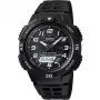 Reloj de pulsera CASIO AQ-S800W-1BVEF — 42mm caja de resina negra, digital-analógico, alimentación solar