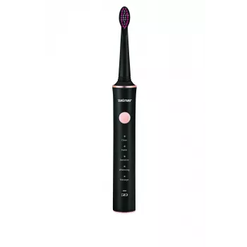 Cepillo de dientes eléctrico ZELMER ZTB2010K negro, recargable, diseño compacto