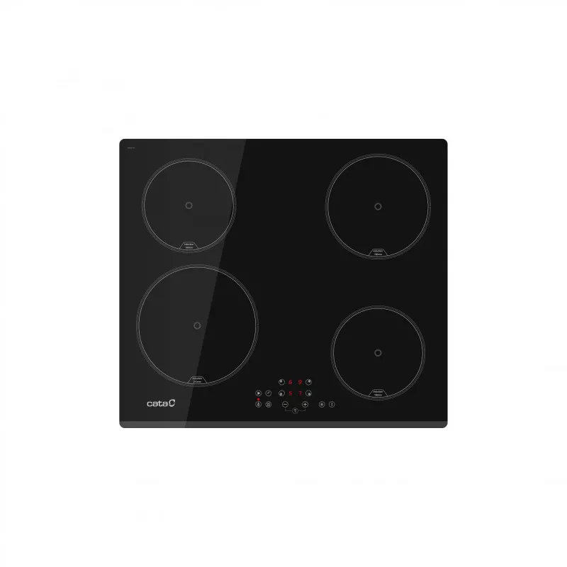 CATA Placa | IB 6324E2 BK | Inducción | Número de zonas de cocción 4 | Táctil | Temporizador | Negra