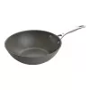 Wok Ballarini 75002-815-0 redondo antracita 30 cm, aluminio, antiadherente de granito/titanio de 6 capas
