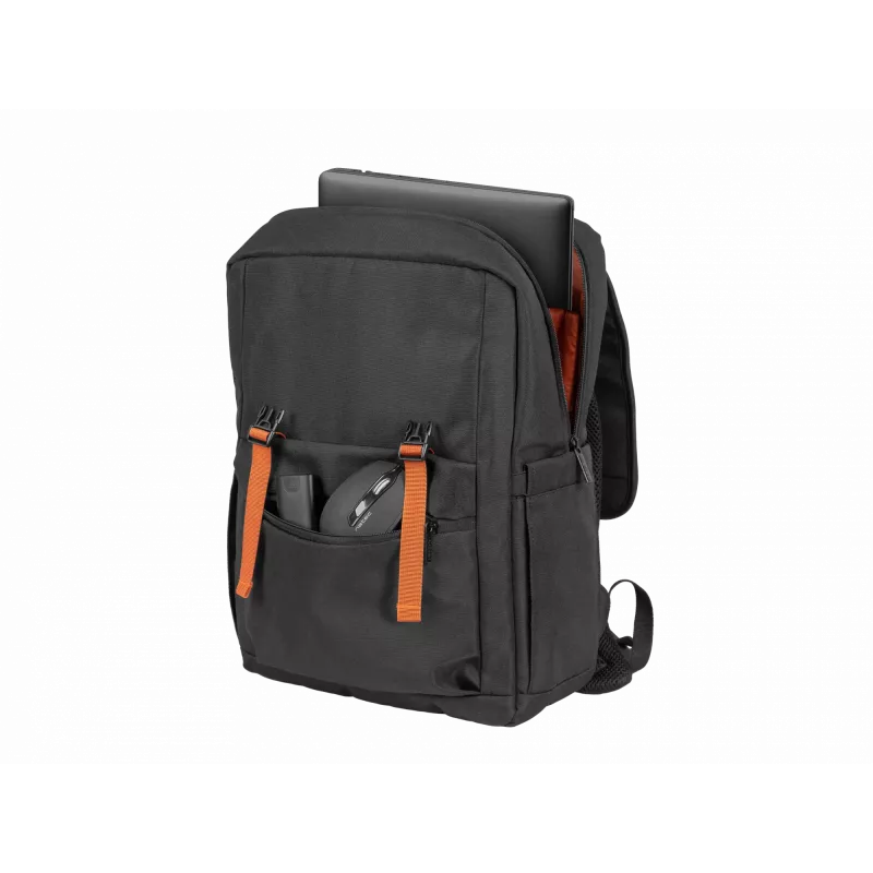 NATEC Niala Ginger Orange 39,6 cm (15,6) Mochila Negro