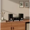 Microcadena de audio para el hogar BLAUPUNKT MS40.2BT — 2×50 W RMS, Bluetooth, CD, USB, HDMI ARC, entrada óptica, indicador LED (negro)