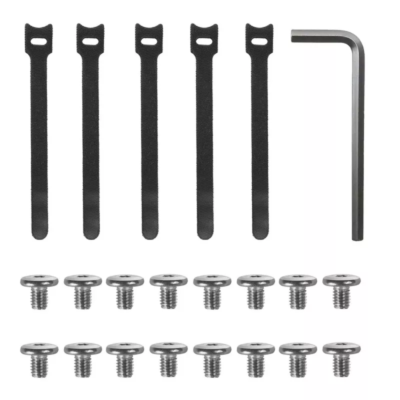 Organizador de cables bajo el escritorio MACLEAN MC-104 W, bandeja de acero de 2 niveles, blanco, carga máx. 5 kg, para grosores de mesa de 0,5–5 cm