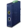 Convertidor de medios de red PLANET Industrial 1 puerto azul SFP IP30