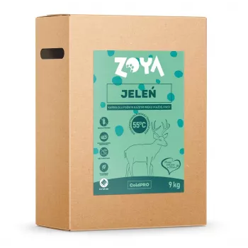 Comida seca para perros ZOYA ColdPRO Deer 9 kg — mantenimiento para perros adultos, monoproteína de ciervo, 26% proteína, 9,5% grasa