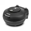 Horno de pizza G3FERRARI Pummarola — horno de sobremesa eléctrico, 1200 W, máx. Ø 28–31 cm, superficie de piedra, negro/plata