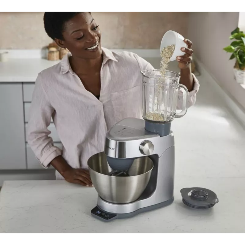 Kenwood Prospero+ Robot de cocina 1000 W 4,3 L Plata, báscula integrada de acero inoxidable