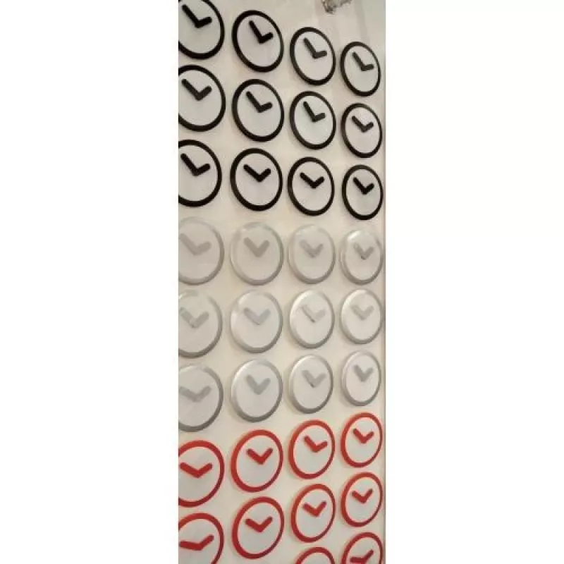 NeXtime Reloj 2615zw Focus, Ø25 cm, pared, blanco/negro