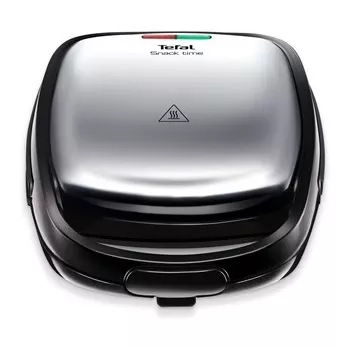 Sandwichera Tefal SW341D12 700 W negra, acero inoxidable