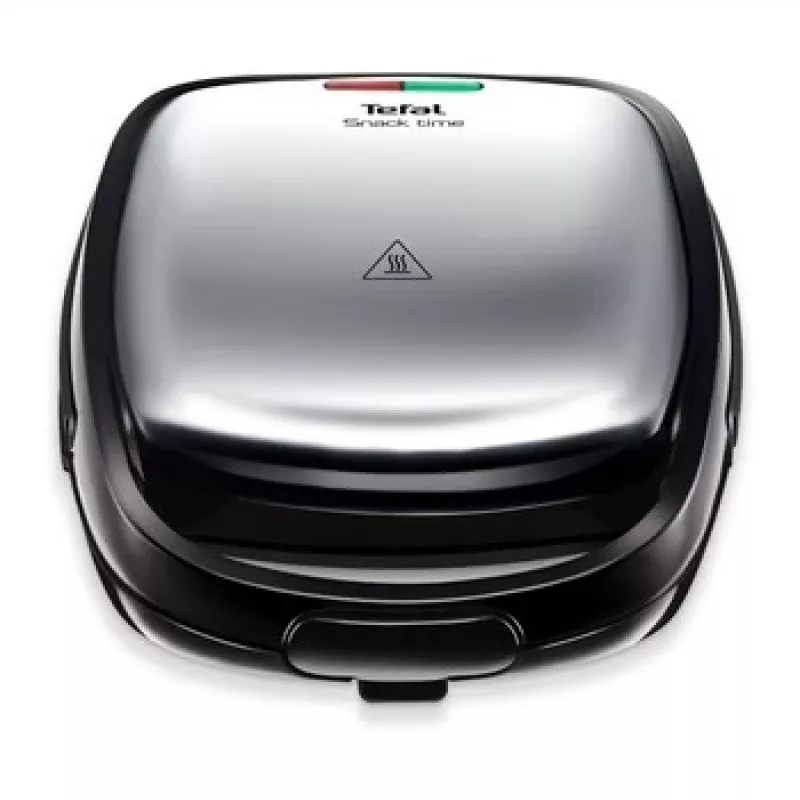 Sandwichera Tefal SW341D12 700 W negra, acero inoxidable
