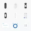 Reolink D340P - Videoportero con cable 5MP con timbre, PoE, detección de personas, audio bidireccional, compatible con NVR