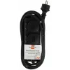 Alargador Brennenstuhl IP44 2 tomas negro 2,0 m H07RN-F 3G1,5 - Alargador - AC 230 V - Tomas de salida: 2 - 2 m (1159930)