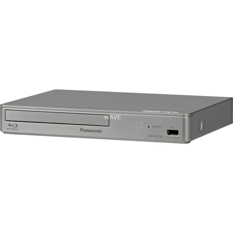 Panasonic reproductor de Blu-ray Disc DMP-BDT168EG DVD-Video, MP3, WMA, JPEG, WAV, XviD, AAC, AVCHD, MKV, CD-DA, FLAC, MPO, BD-MV, ALAC conexión USB