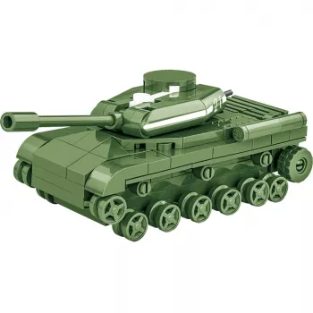 Set de construcción Cobi modelo IS-2, tanque de la Segunda Guerra Mundial, 130 piezas, edad recomendada 6+