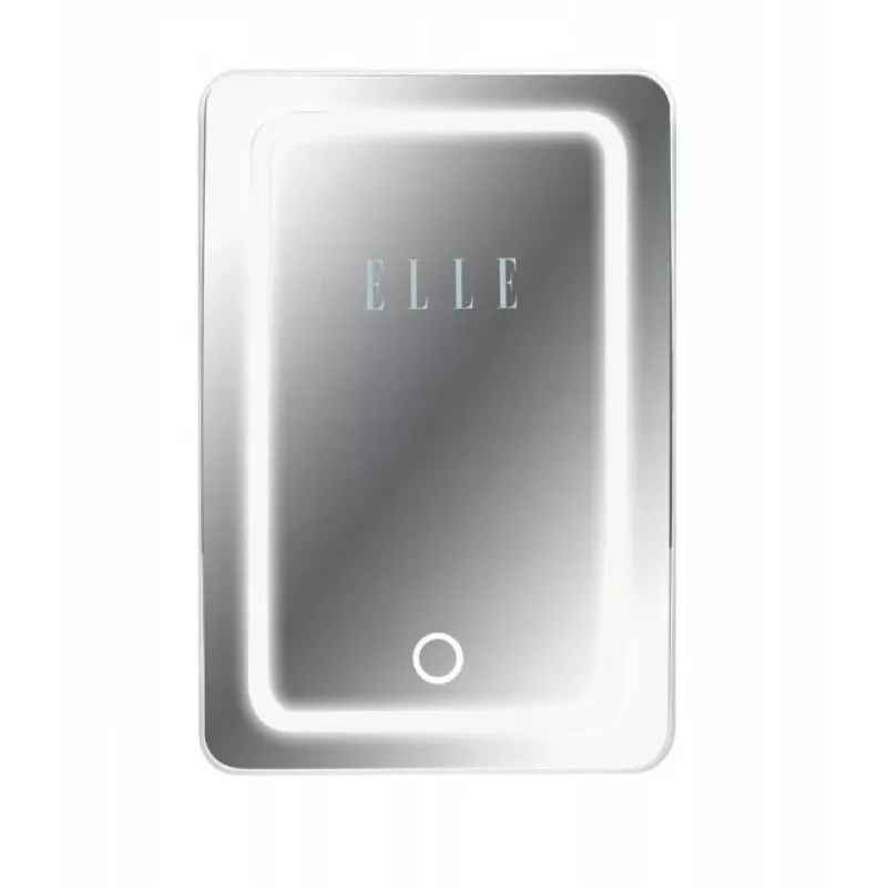 Mini nevera con espejo de maquillaje LED Elle ESDAFX04WHEU 4 L blanca