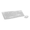 Logitech MK295 Silent - Conjunto de teclado y ratón - Inalámbrico - 2,4 GHz - Italiano - Blanco crema