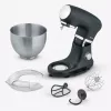 Robot de cocina Severin KM 3898 1000 W 5,5 L negro acero cepillado plata