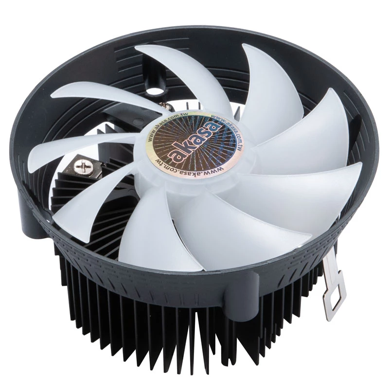 Ventilador para procesador Akasa Vegas Chroma AM 12 cm negro blanco