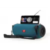 Altavoz estéreo portátil GEMBIRD SPK-BT-17-G — Bluetooth 5.1, 5 W RMS, 1200 mAh, MicroSD, FM, AUX