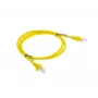 Cable de parcheo LANBERG RJ-45 Cat5e PCU5-10CC-0100-Y, 1 m, U/UTP, conductor CCA, amarillo