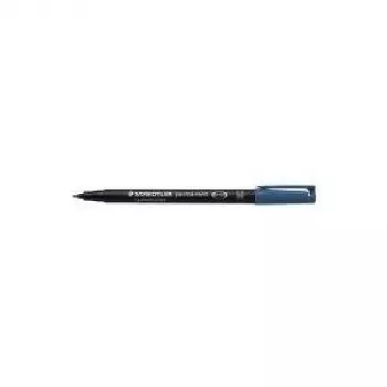 Rotulador permanente punta redonda Staedtler 317-3 Azul 10 unidades